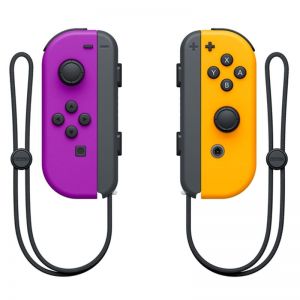 Nintendo Switch Joy-Con Pair- Neon Purple + Neon Orange