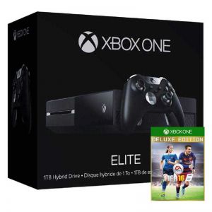 Xbox One Console 1TB Elite Edition + 1 Game FIFA Deluxe  Edition 2016 