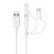 Anker Powerline II USB-A To 3 in1 Charging Cable- White