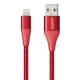 Anker Powerline+ II With Braided Lightning Connector Cable 3FT - Red 
