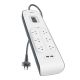 Belkin Surge Plus Protector  6 Output + 2 USB Extension Cord