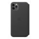 Apple iPhone 11 Pro Max Leather Folio Case - Black