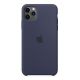 Apple iPhone 11 Pro Silicon Case- Midnight Blue