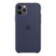 Apple iPhone 11 Pro Max Silicon Case- Midnight Blue