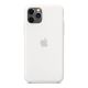 Apple iPhone 11 Pro Max Silicon Case- White