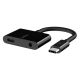 Belkin Rockstar 3.5Mm Audio+USB-C Charge Adapter 18W - Black