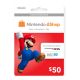 Wiiu & 3Ds Eshop Card -$50